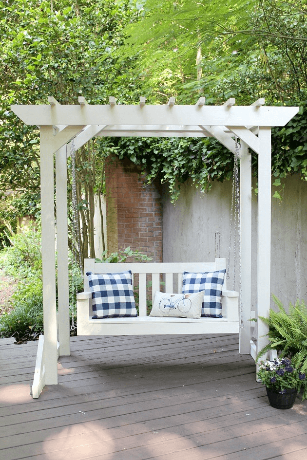 BEST PERGOLA PORCH SWING DESIGN IDEAS