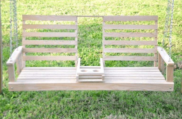 ONE OF BEST DESIGN IDEAS, PORCH SWING WITH CUP HOLDER PORCH AREA