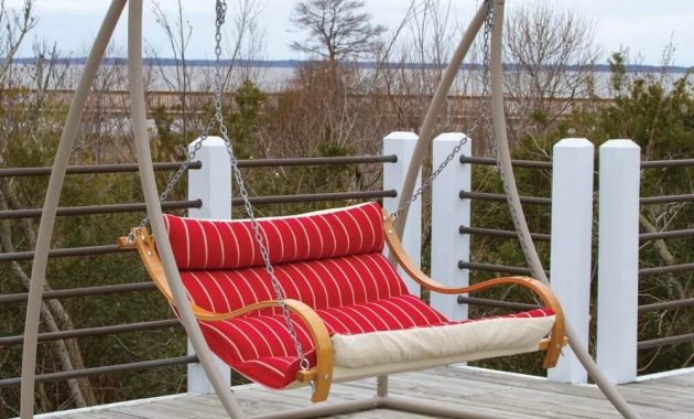 HATTERAS HAMMOCKS EXTRA WIDE METAL PORCH SWING STAND