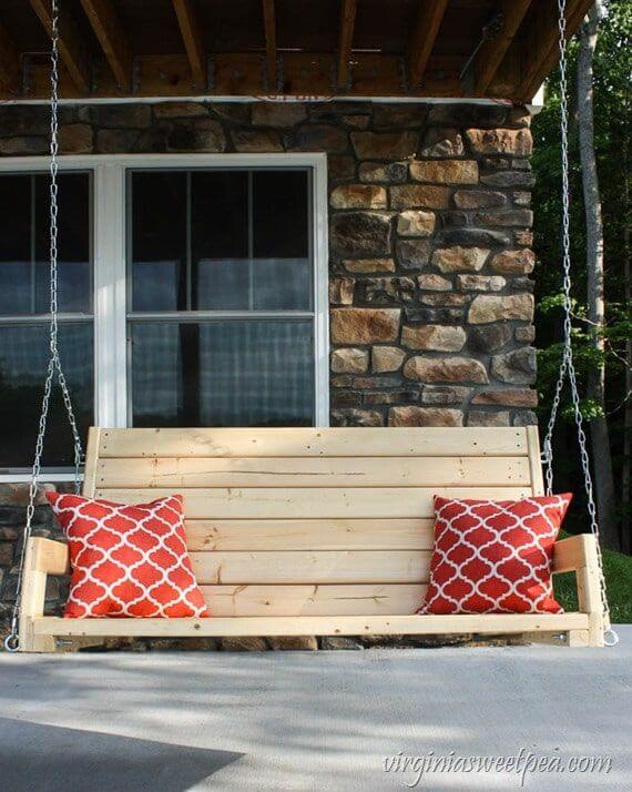 SIMPLE PORCH SWING DESIGN IDEAS DIY
