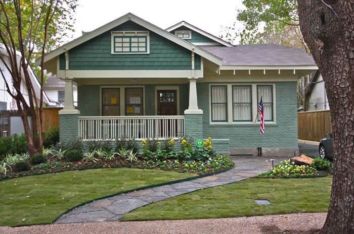 SMALL PORCH PAINT COLOR IDEAS GREEN