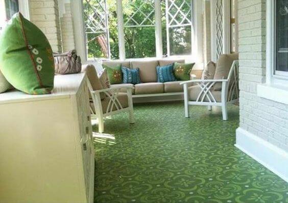 PRAIRIE GREEN PORCH FLOOR PAINT COLOR