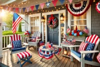 How to Make Your Front Porch Look Like the Ultimate Fourth of July Party Spot