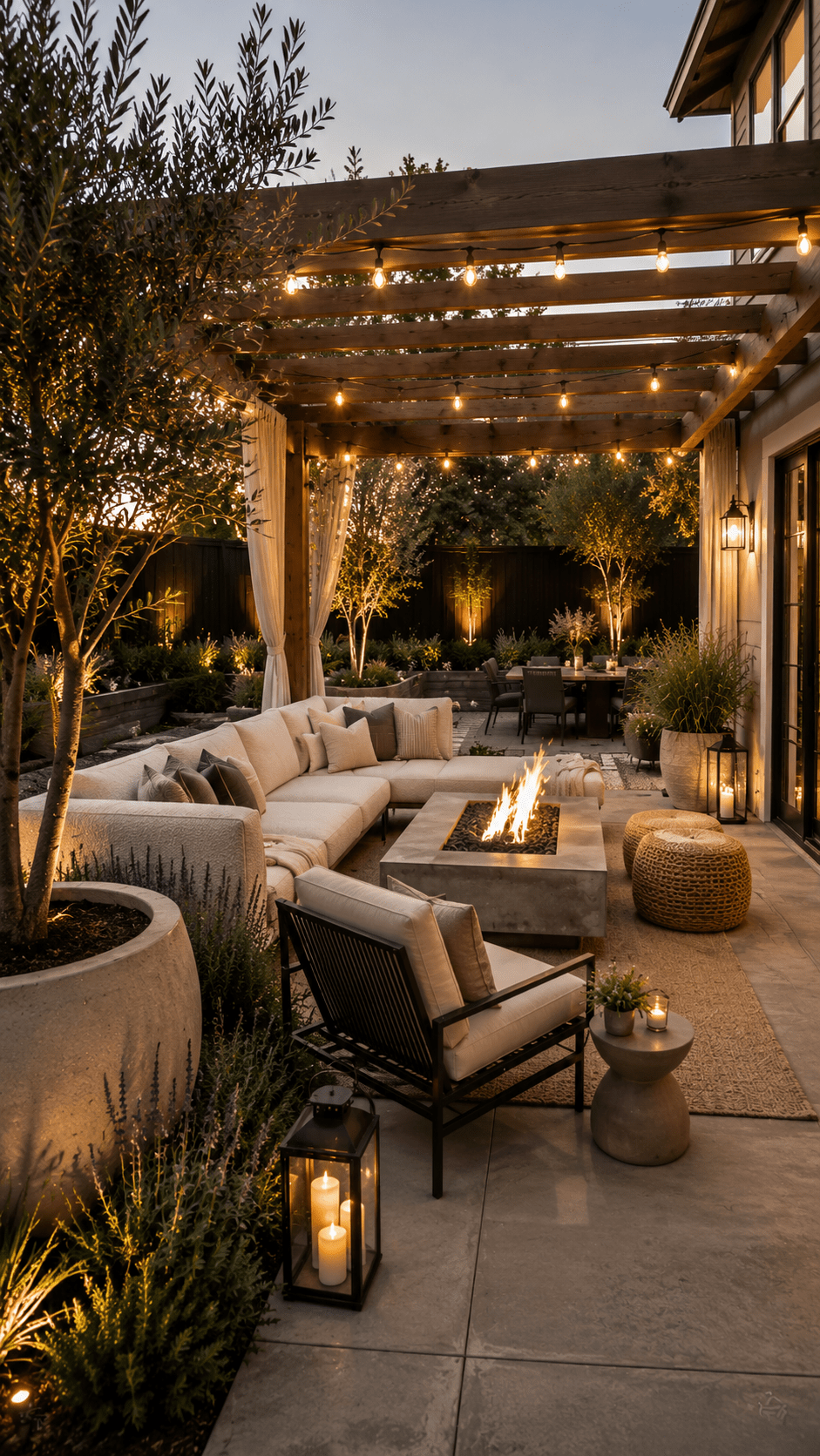 1 Modern Luxury Concrete Slab Patio Makeover