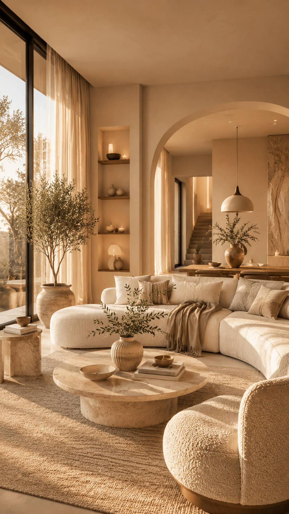 1. Warm Beige and Cream Elegance