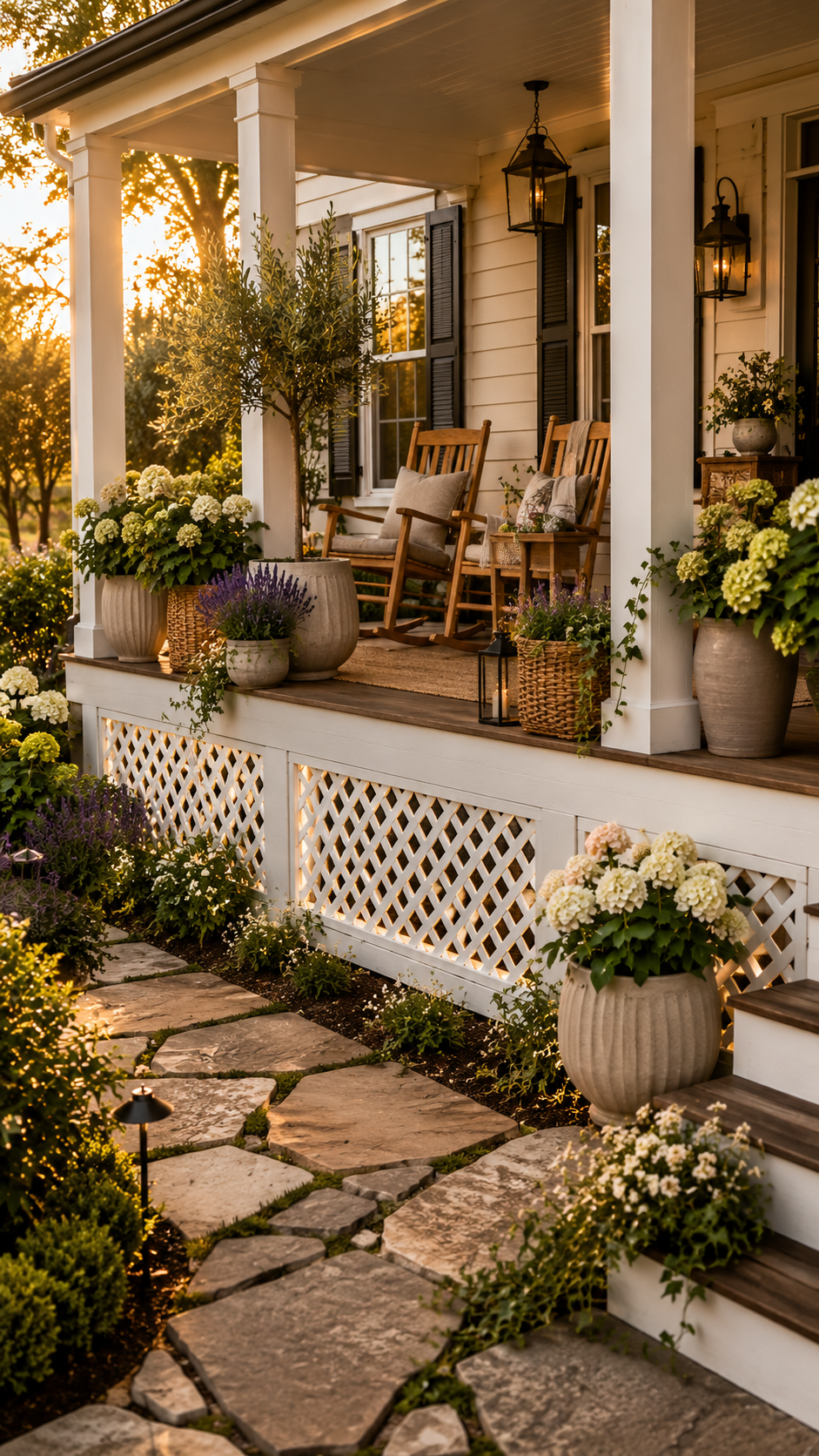 2 Decorative Vinyl Lattice Panels for Porch Skirting
