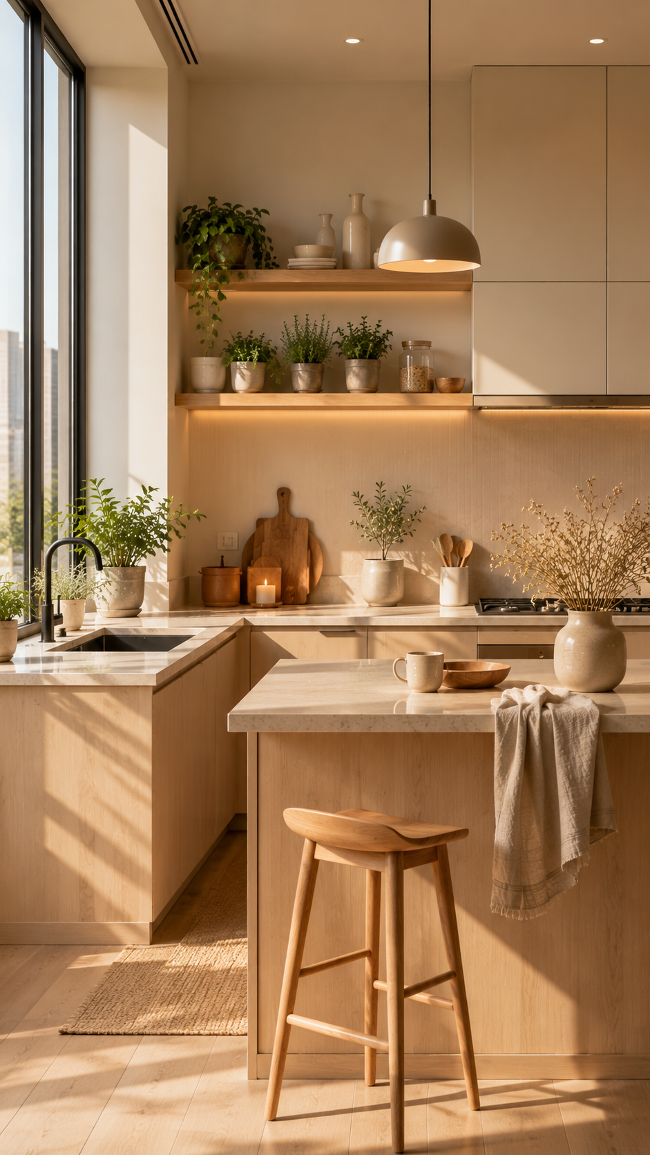 2 Minimalist Cozy Kitchen Aesthetic Apartment