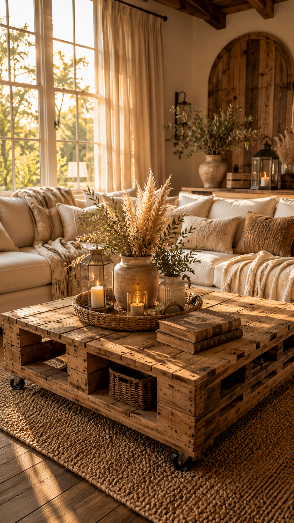 Best 1 Rustic Farmhouse Pallet Coffee Table
