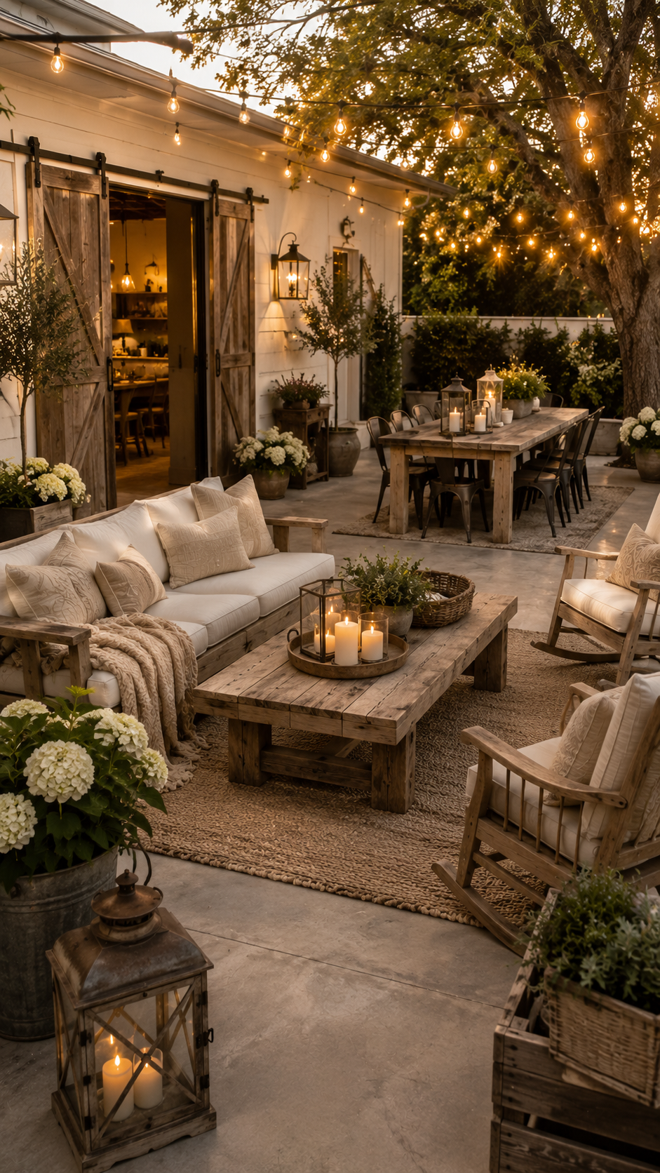 Best 2 Cozy Farmhouse Simple Concrete Patio Ideas
