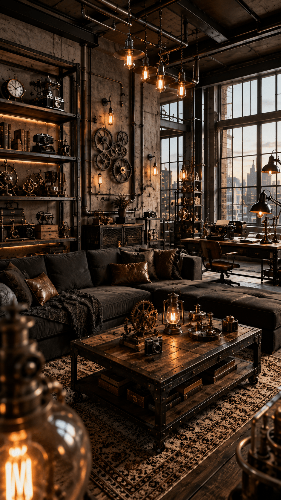 Best 2 Modern Industrial Steampunk Decor