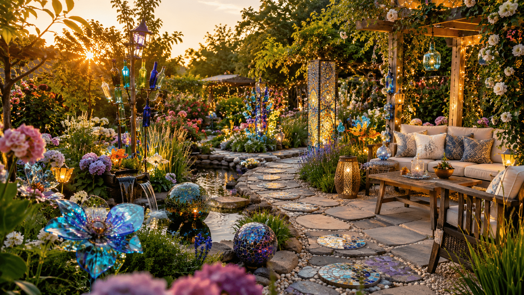 Best 3 Glass Yard Art Ideas That Make Every Garden Look Magical