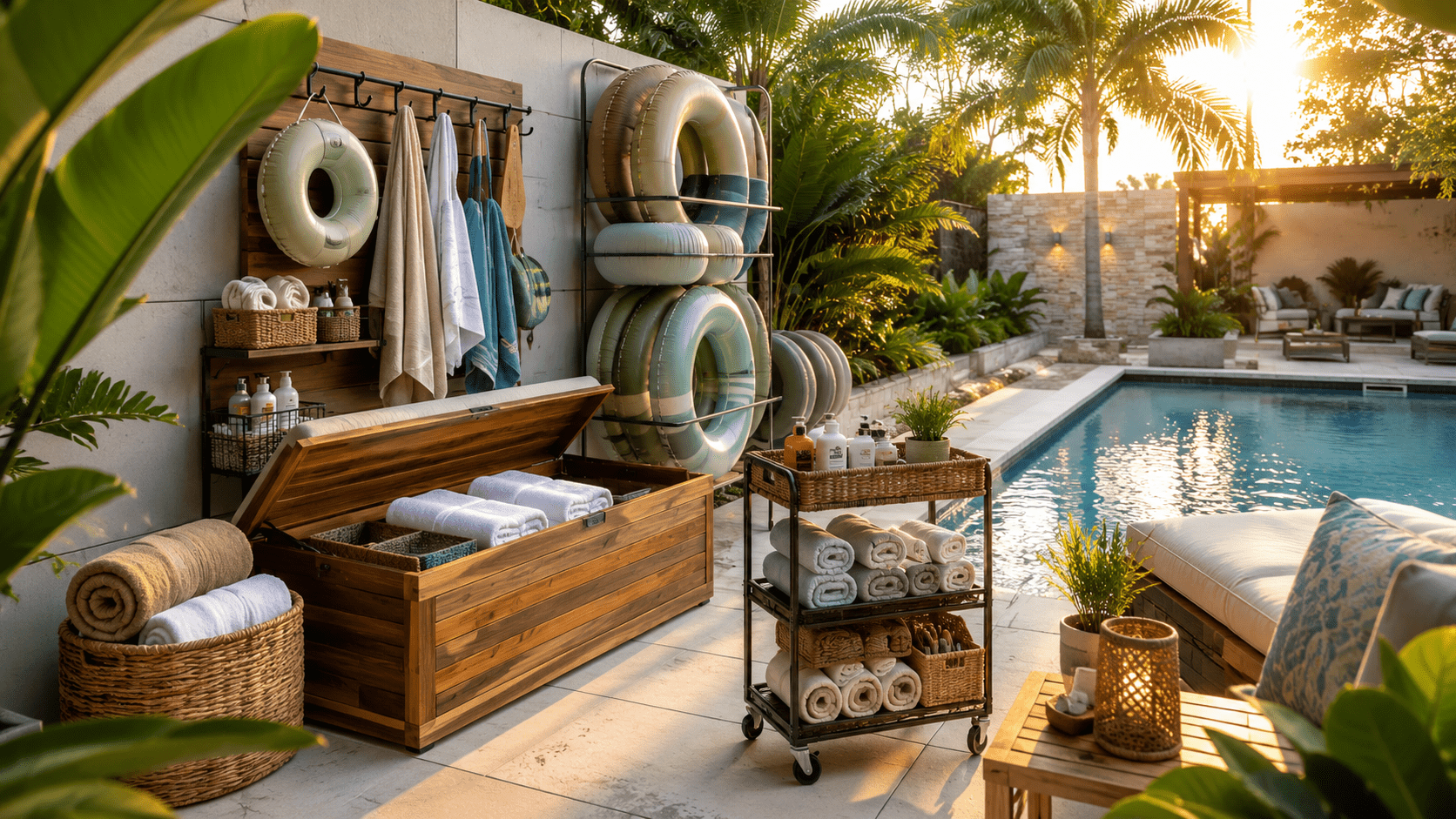 Best 3 Pool Towel and Float Storage Solutions That Make Every Backyard Look Instantly Organized