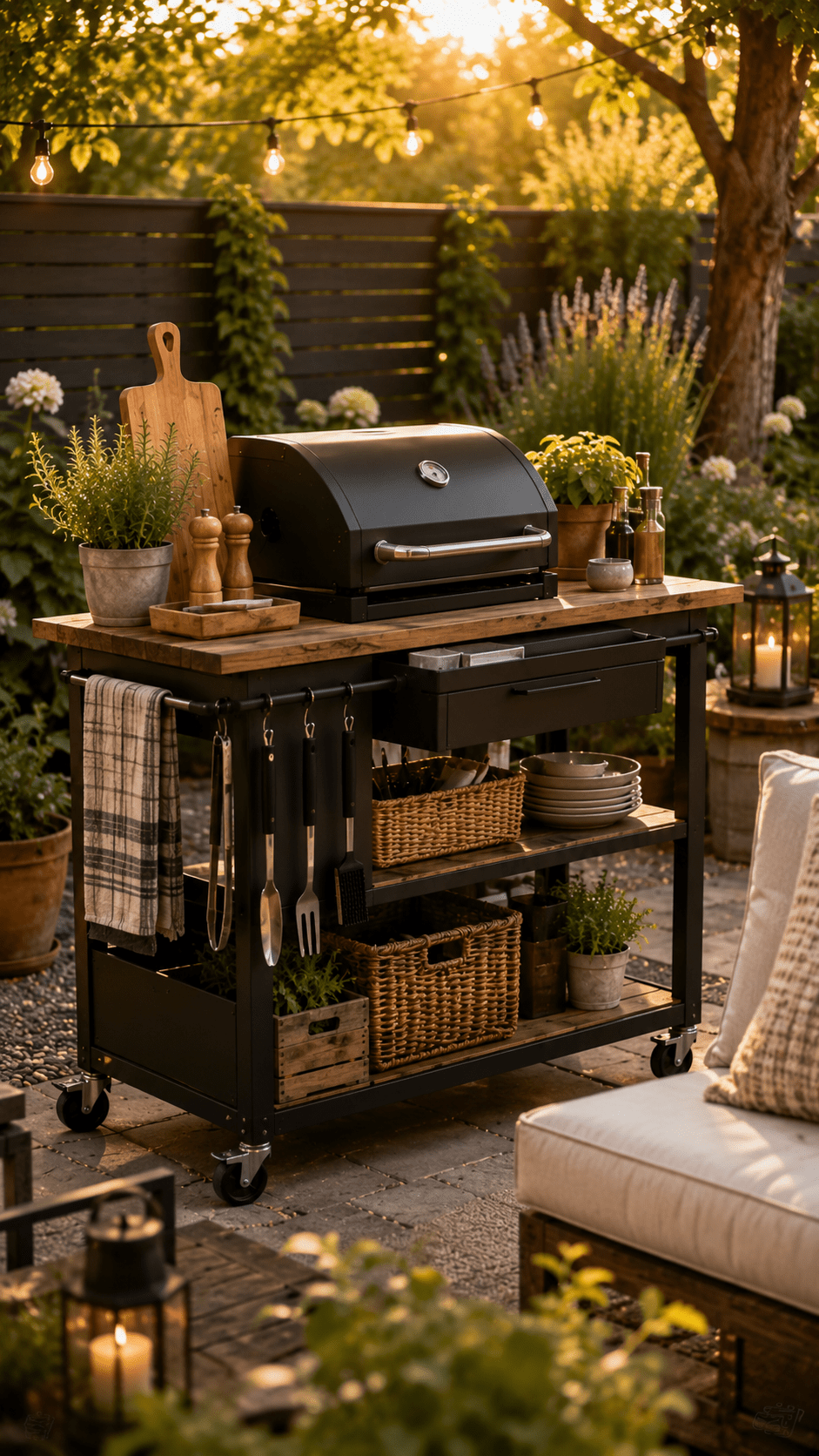 Best 3 Portable DIY Grill Station Cheap Cart
