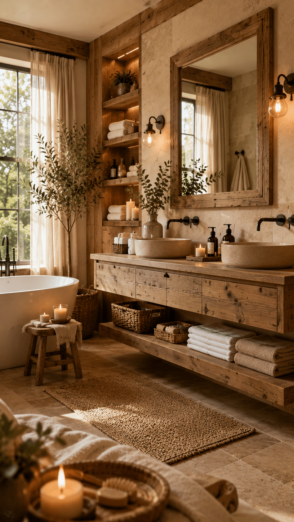 Wooden Accents Add Cozy Character