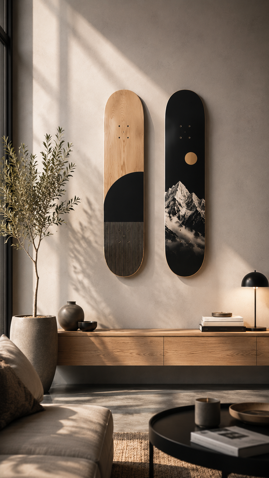 Best 2 Minimalist Floating Skateboard Wall Decor for Modern Homes ✨