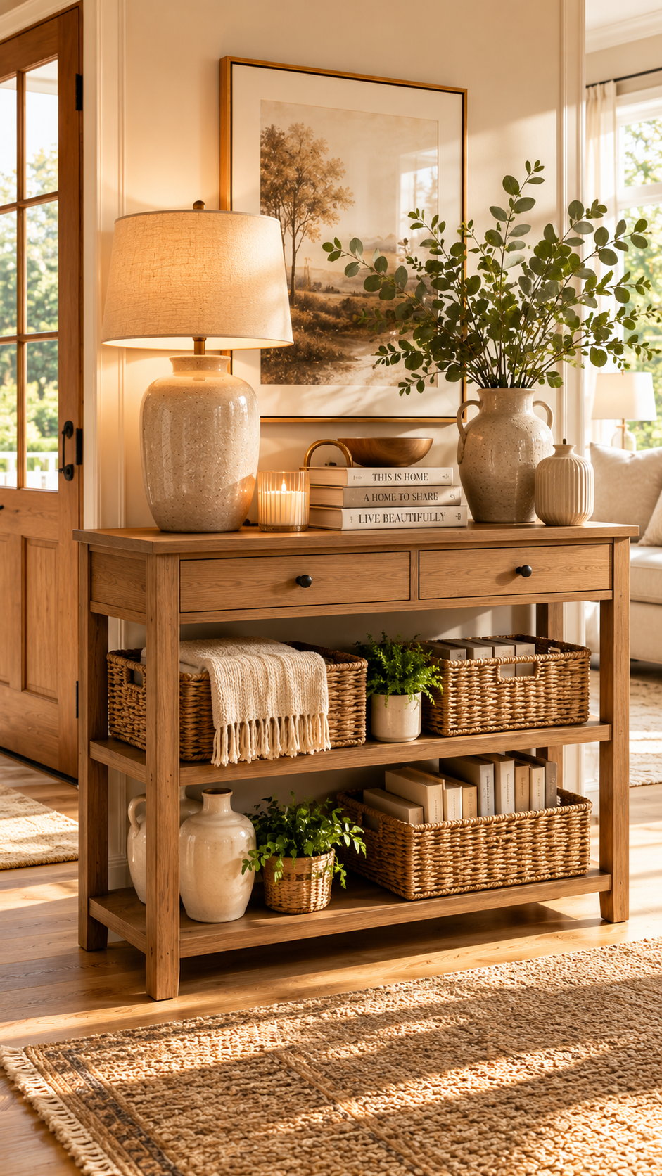 Best 2 Small Console Tables With Practical Storage Shelves