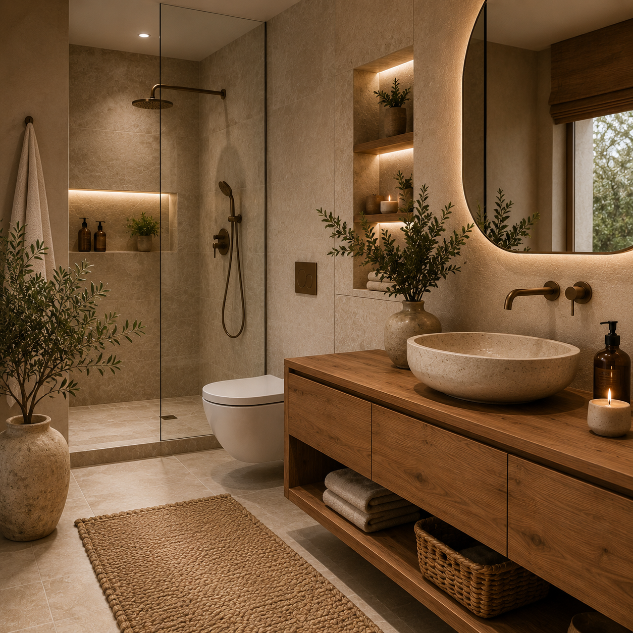 Best 3 Earth Tone Bathroom Designs That Make Every Bathroom Feel Like a Luxury Spa