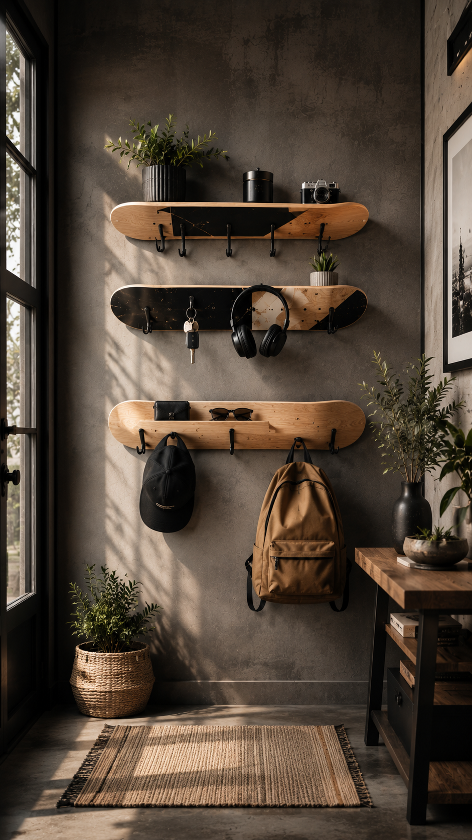 Best 3 Functional Skateboard Wall Decor That Combines Beauty and Storage 🏠