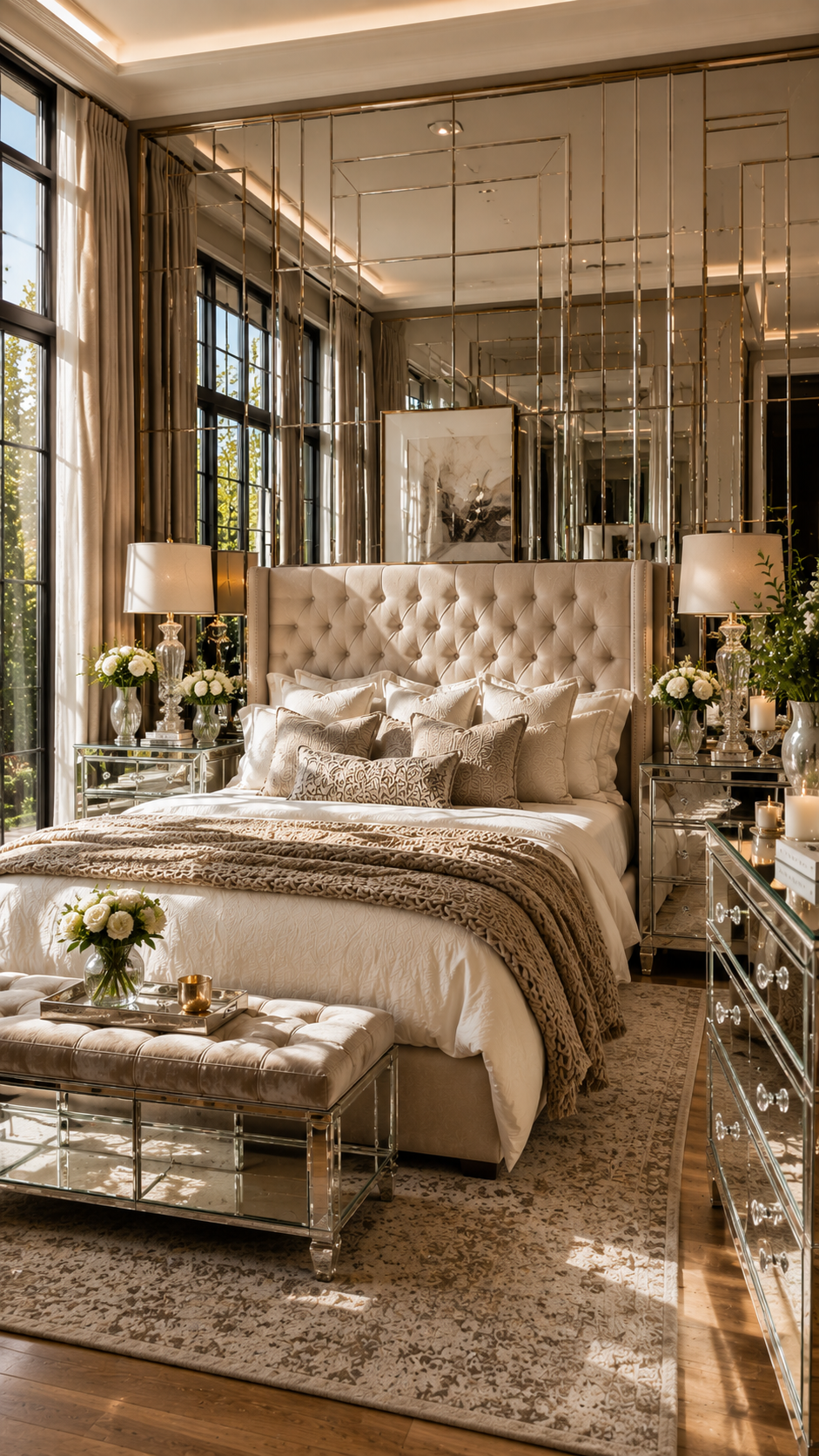 Best 3 Mirrored Furniture and Panels for Luxury Appeal