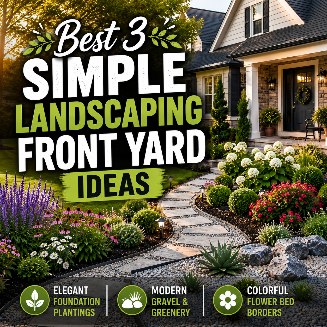 Best 3 Simple Landscaping Front Yard Ideas That Instantly Transform Your Home