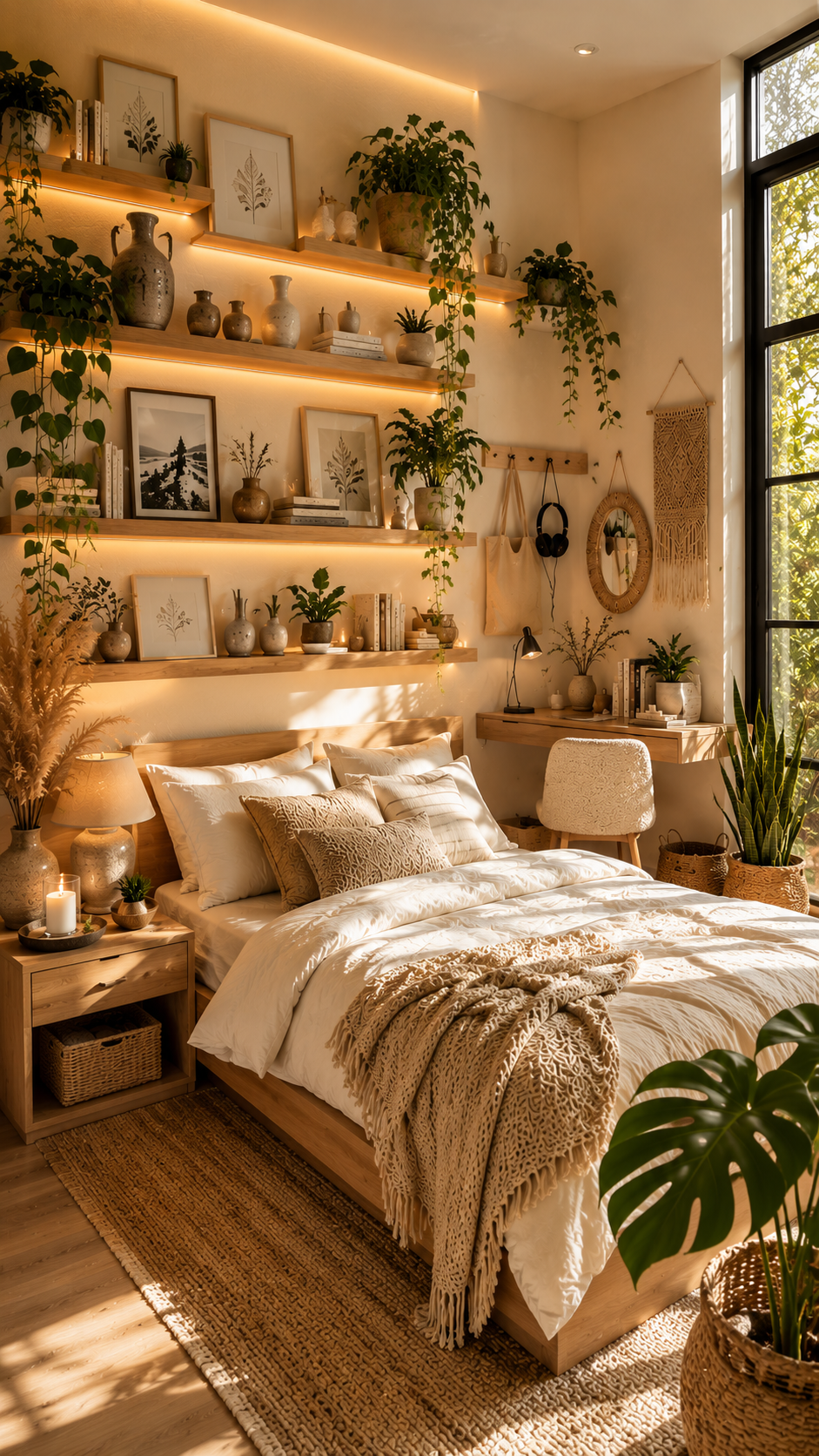 🥇 Best 1 Cool Room Decor DIY Floating Wall Gallery With Ambient LED Lighting