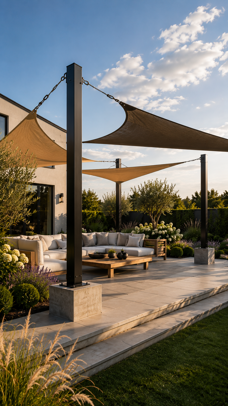 🥇 Best 1 DIY Shade Sail Posts Using Heavy-Duty Steel