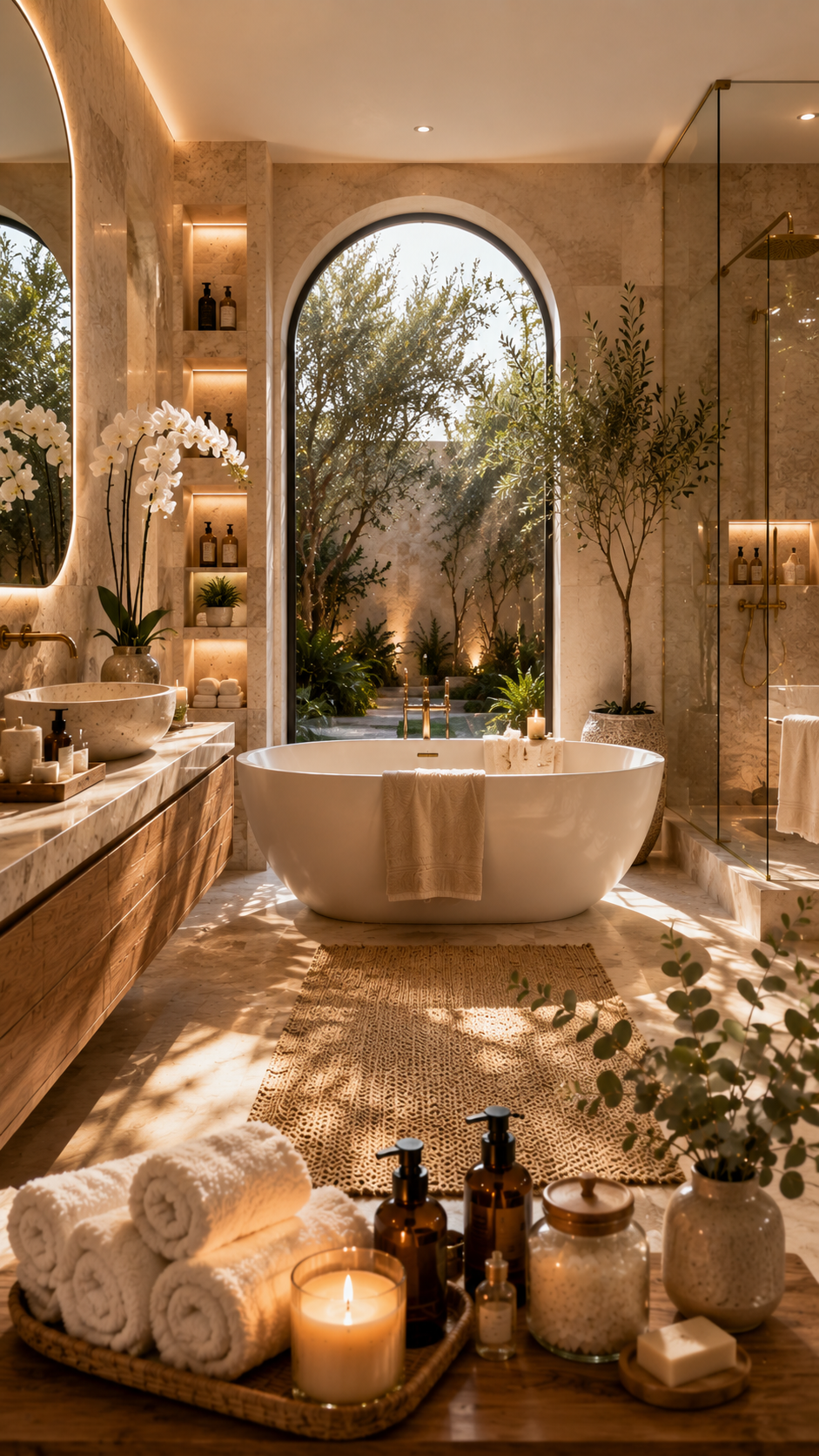 🥇 Best 1 Luxury Spa Inspired Bathroom Aesthetic Ideas
