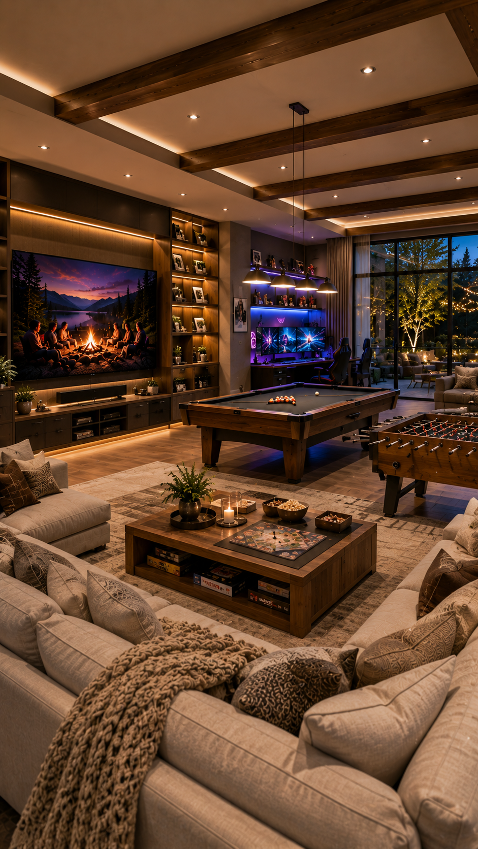 🥉 Best 3 Multifunctional Family Rec Room