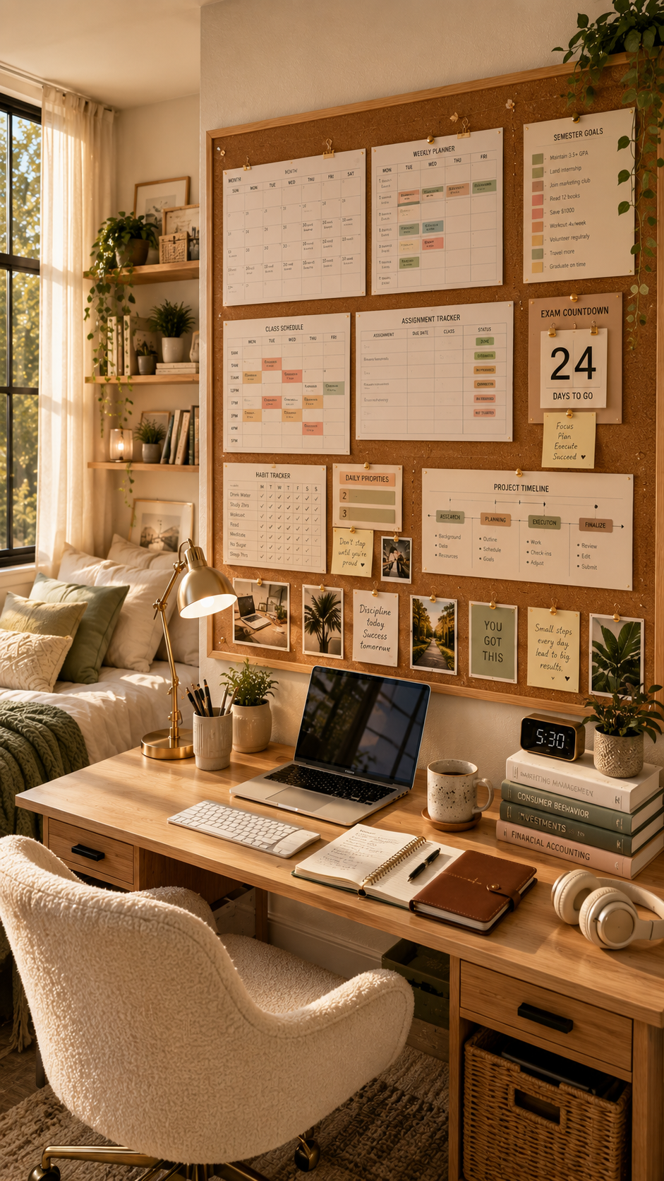 🥇 Best 1 Productivity Command Center College Cork Board Ideas