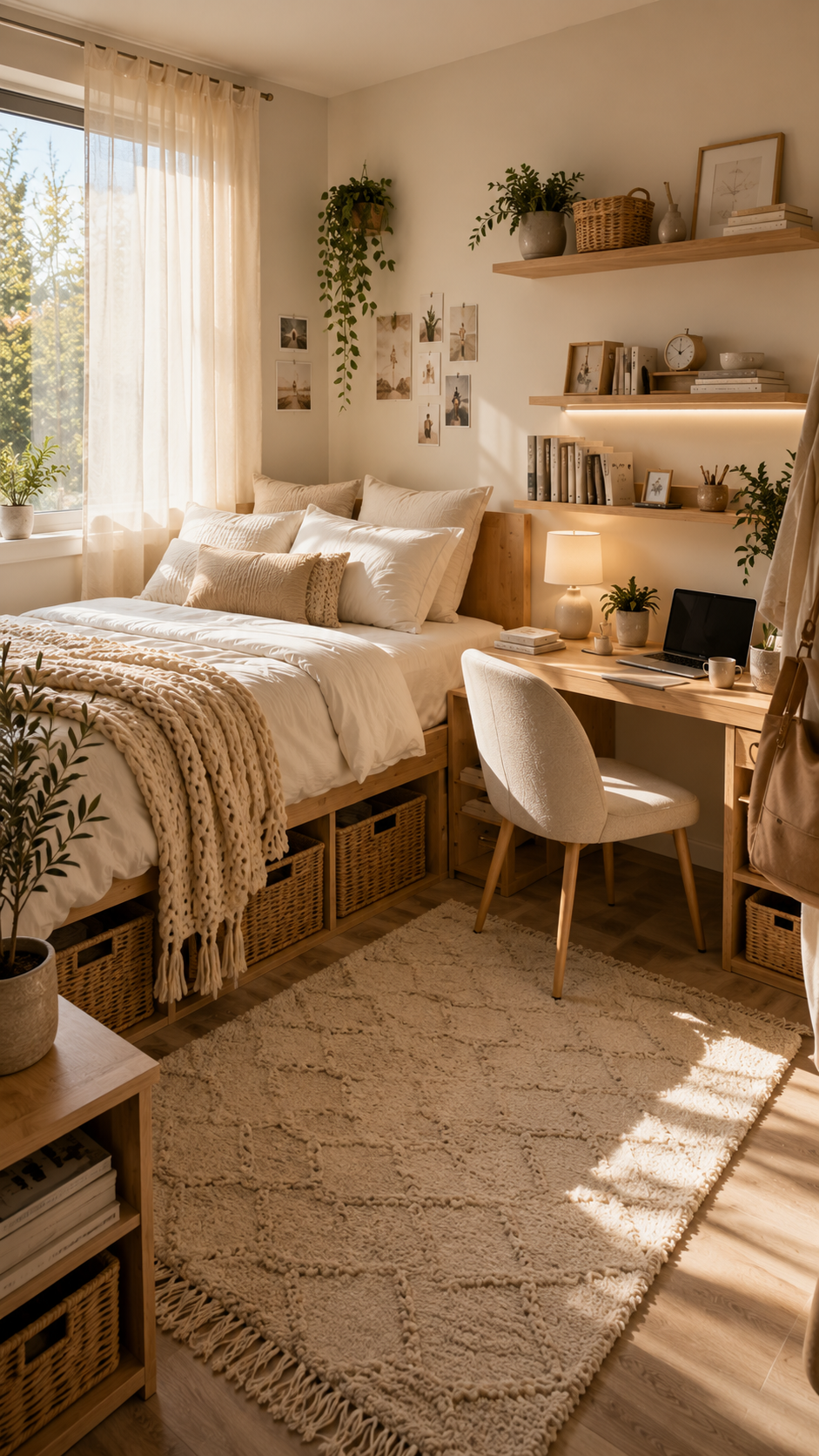 🥇 Best 1 Scandinavian Chic Dorm Room