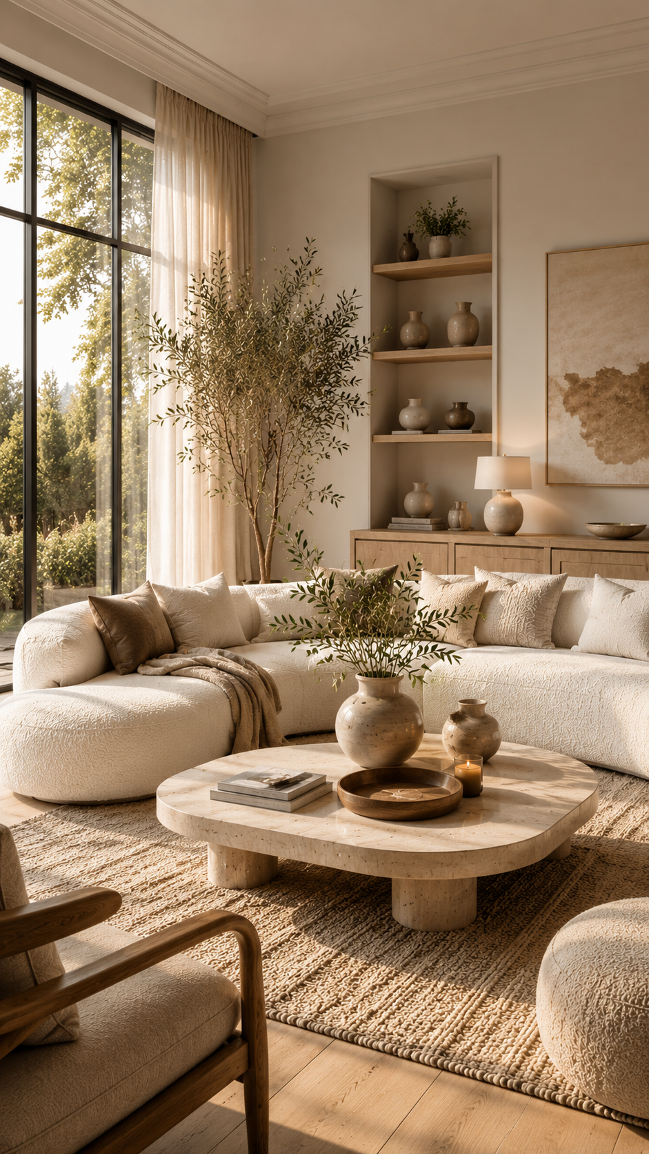 🥇 Best 1 Scandinavian Organic Modern Cozy Living Room