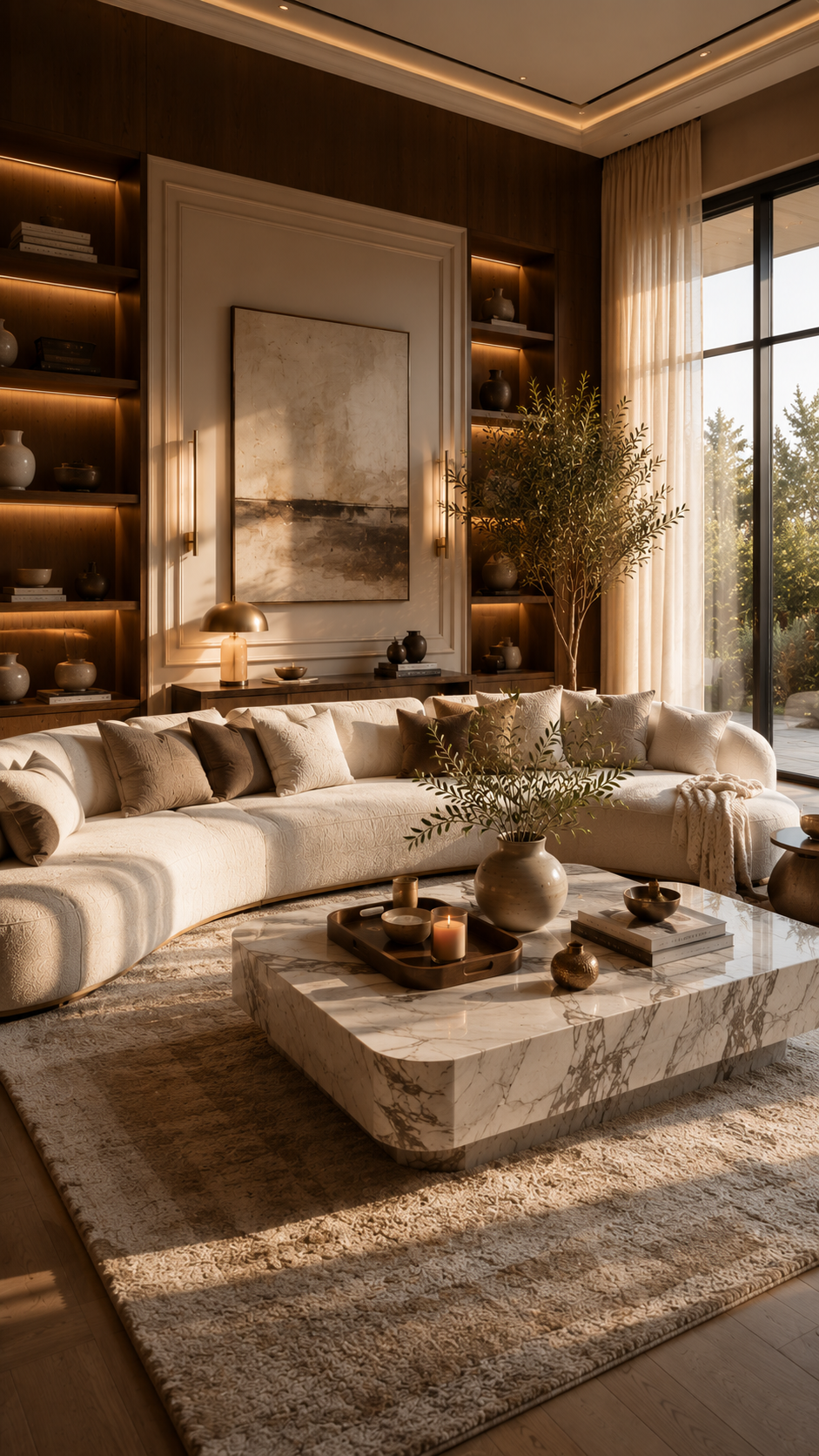 🥈 Best 2 Boutique Hotel Inspired Modern Cozy Living Room