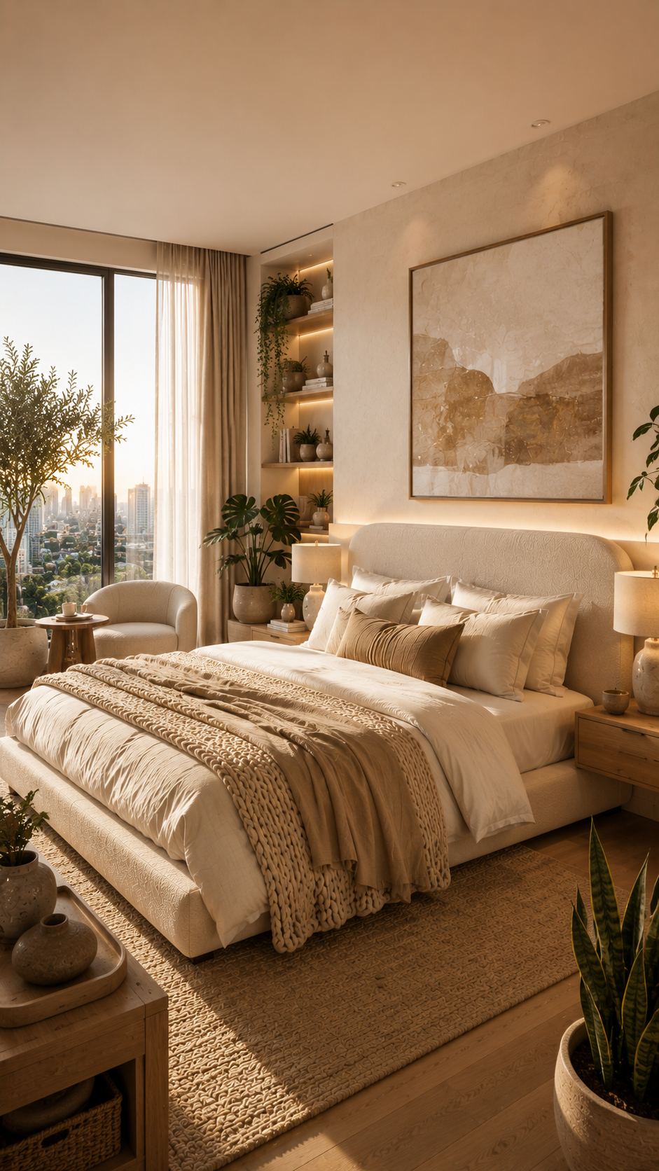 🥉 Best 3 Apartment Bedroom Decor with Organic Modern Design
