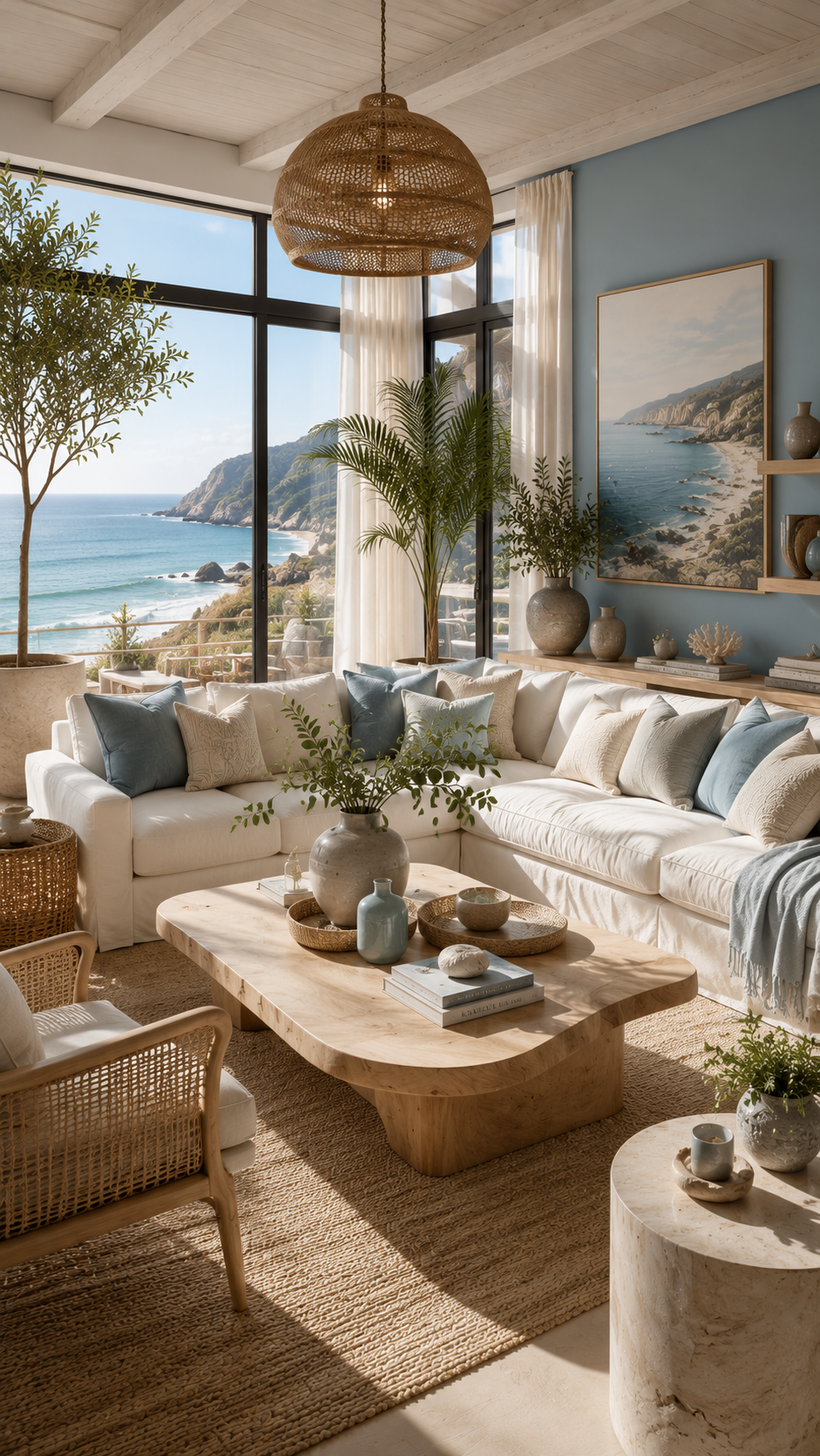 🥉 Best 3 Coastal Blue Rooms Inspired by Ocean Living