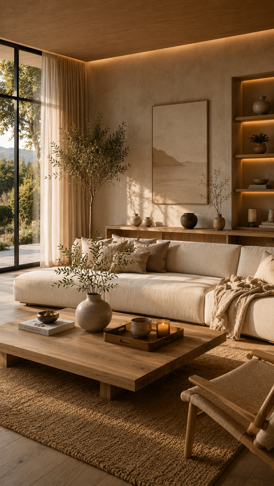 🥉 Best 3 Japandi Modern Cozy Living Room