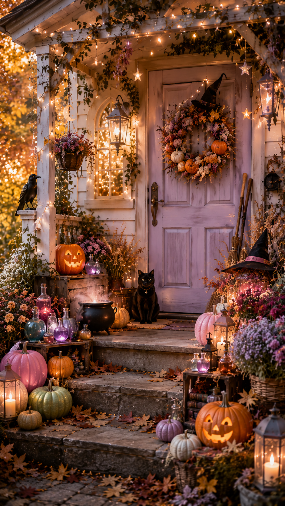 ๐ฅ Best 3 Cute Witch Cottage Halloween Porch Ideas