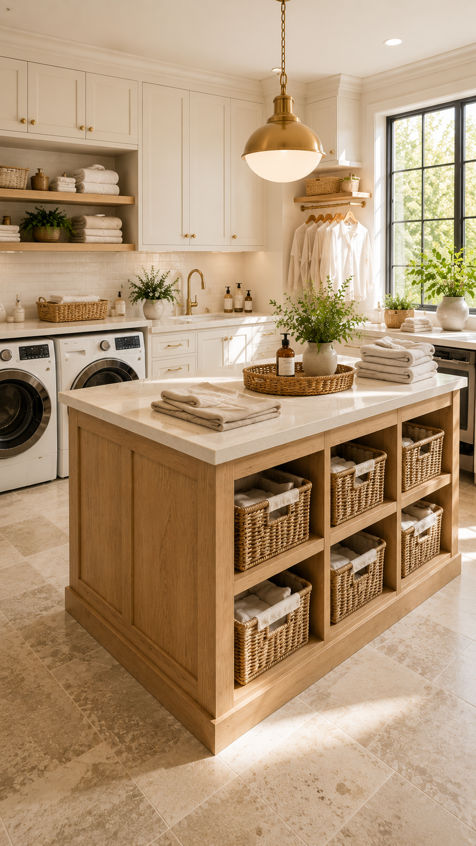 🥇 Best 1 Built In Laundry Folding Table Island
