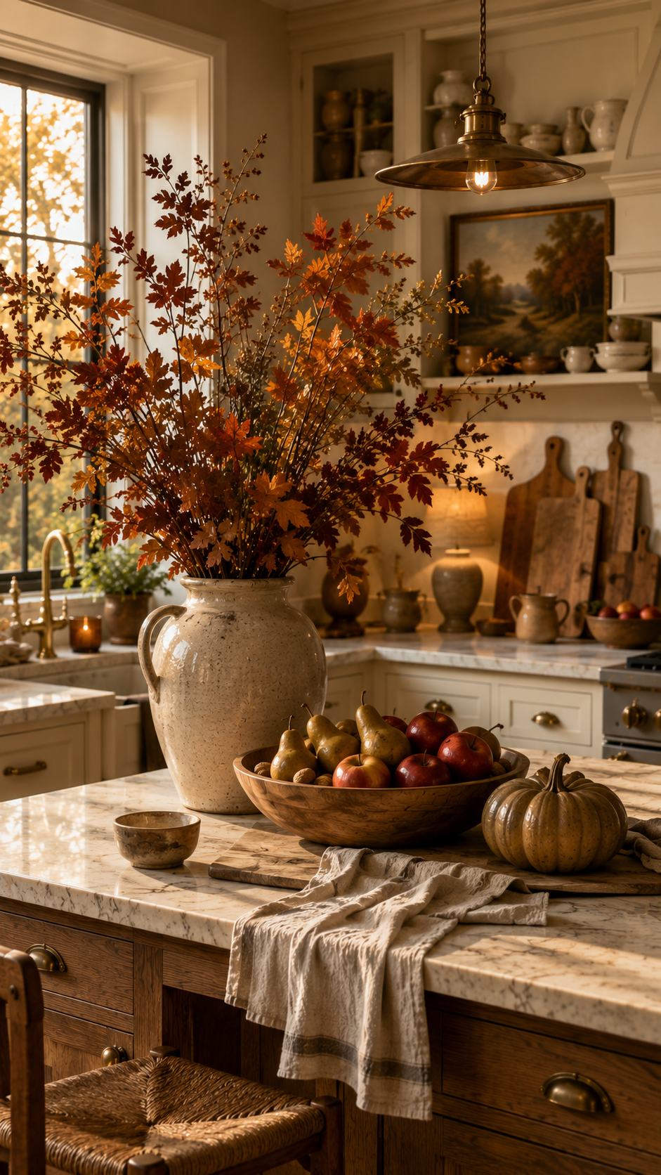🥇 Best 1 Organic Harvest Fall Kitchen Decor With Natural Seasonal Layers