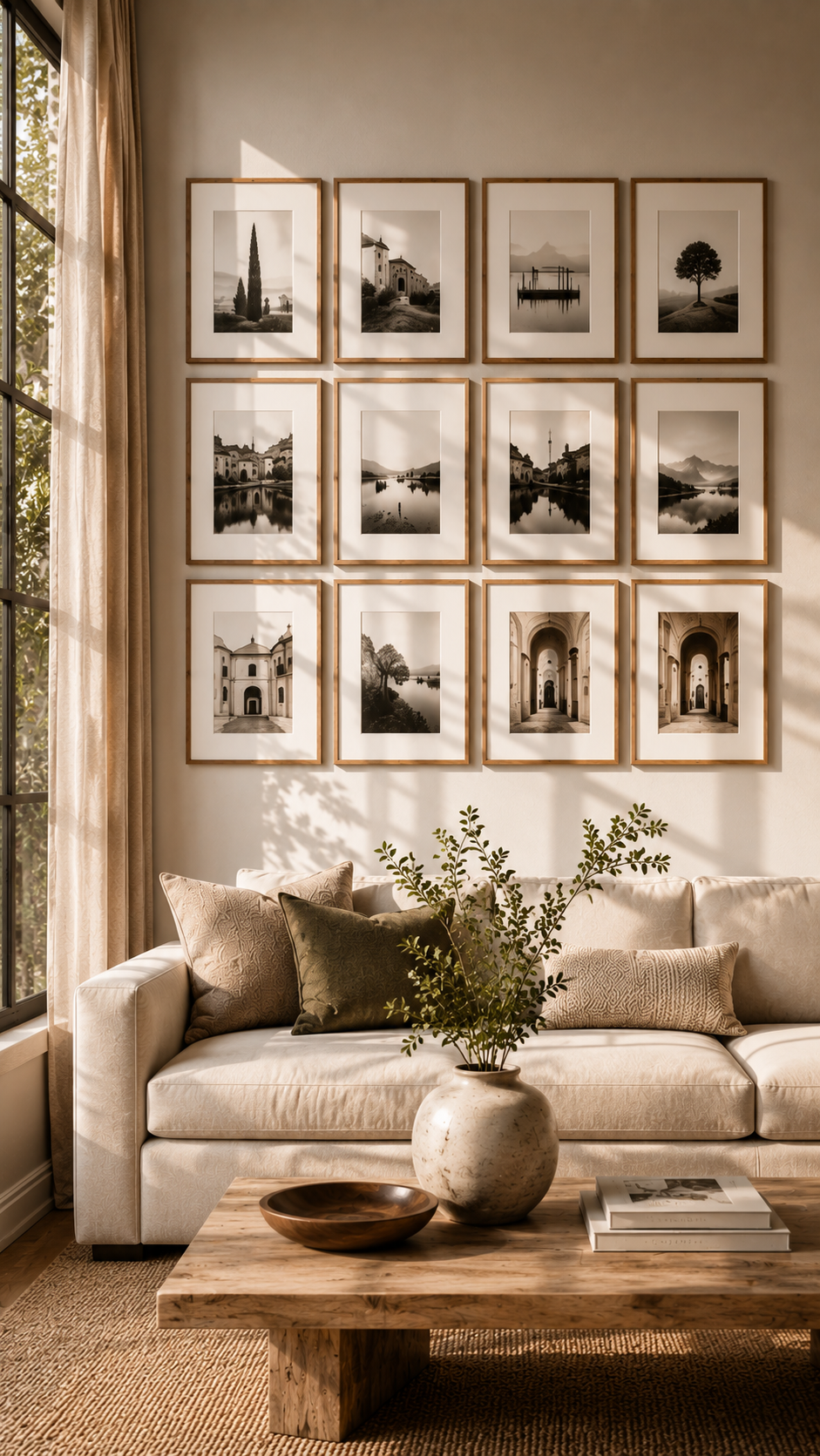 🥇 Best 1 Structured Gallery Grid Picture Frame Wall Ideas for Timeless Elegance