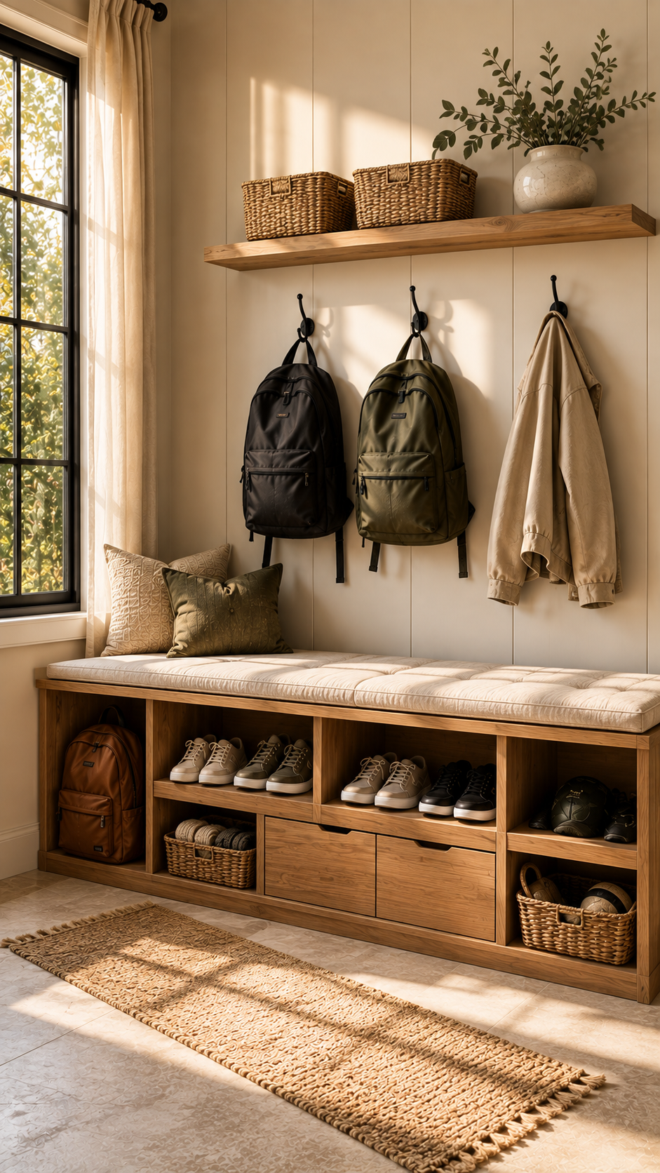 🥉 Best 3 Bench Backpack Storage Ideas for Stylish Multifunctional Spaces