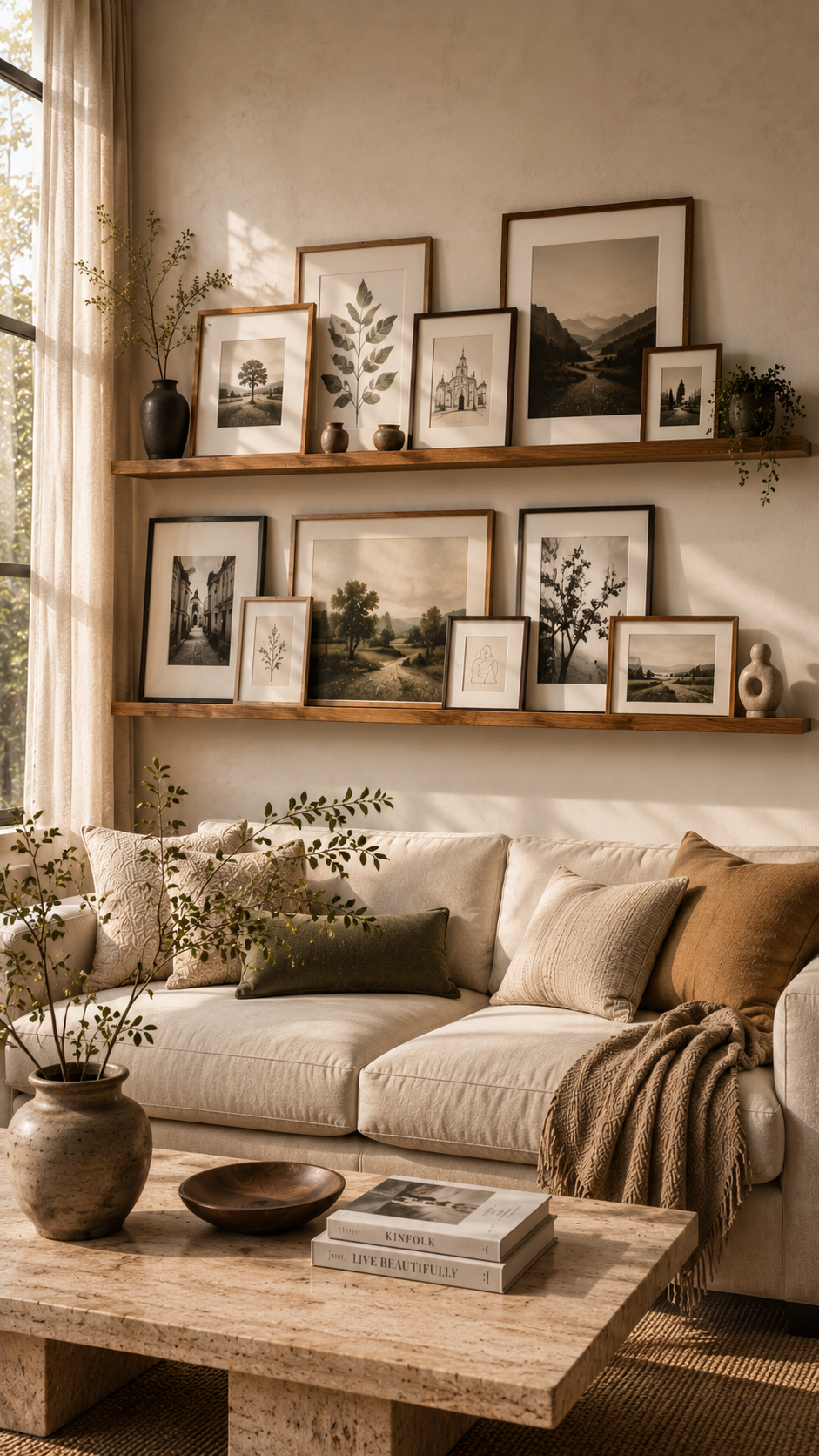 🥉 Best 3 Layered Picture Ledge Wall Ideas for Effortless Flexibility