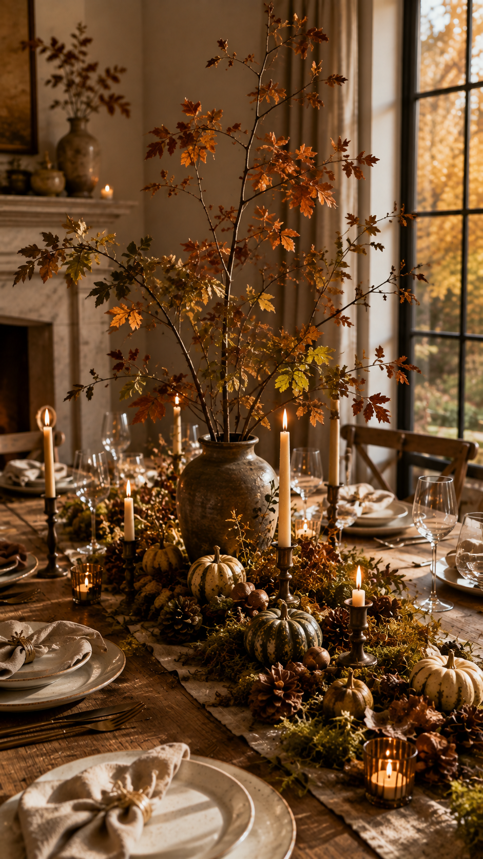🥉 Best 3 Woodland Branch and Foliage Fall Table Centerpieces