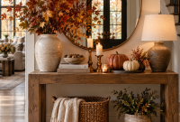 Top 3 Fall Entry Table Decor Ideas That Make Your Home Look Instantly Expensive