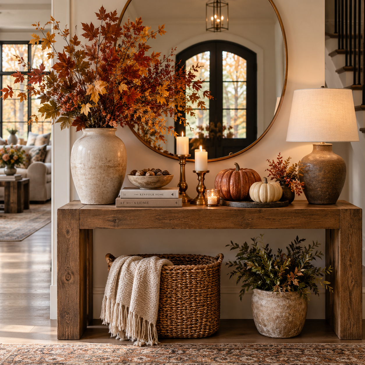 Top 3 Fall Entry Table Decor Ideas That Make Your Home Look Instantly Expensive