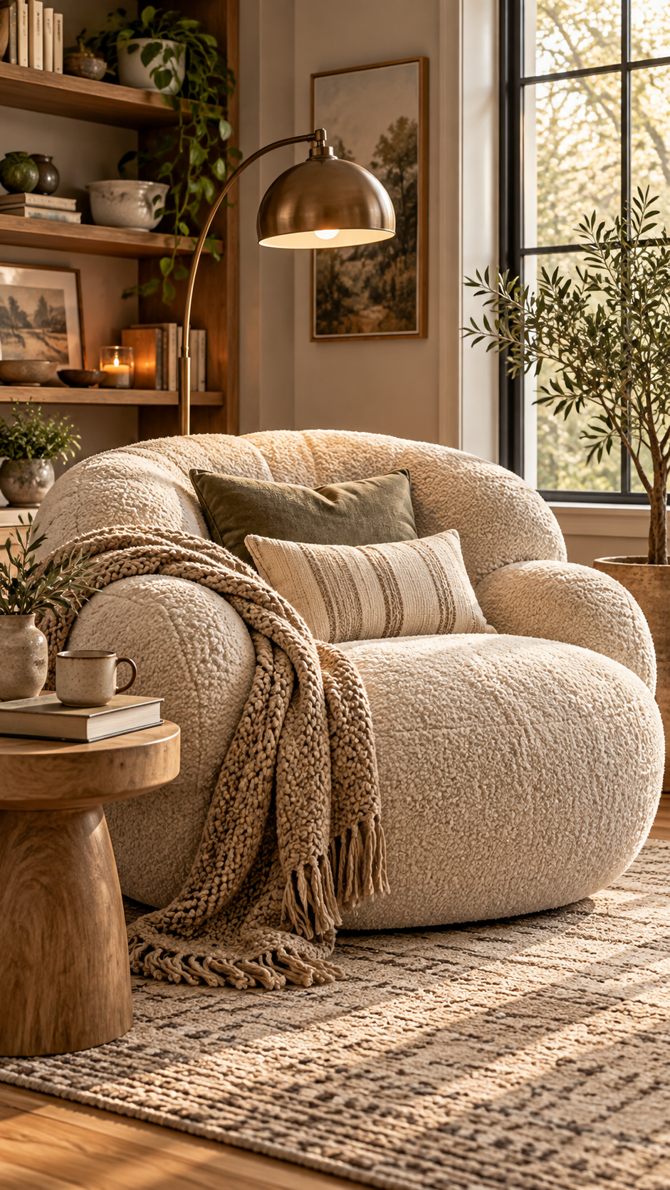 🥇 Best 1 Cozy Reading Chairs With an Oversized Cloud Like Seat