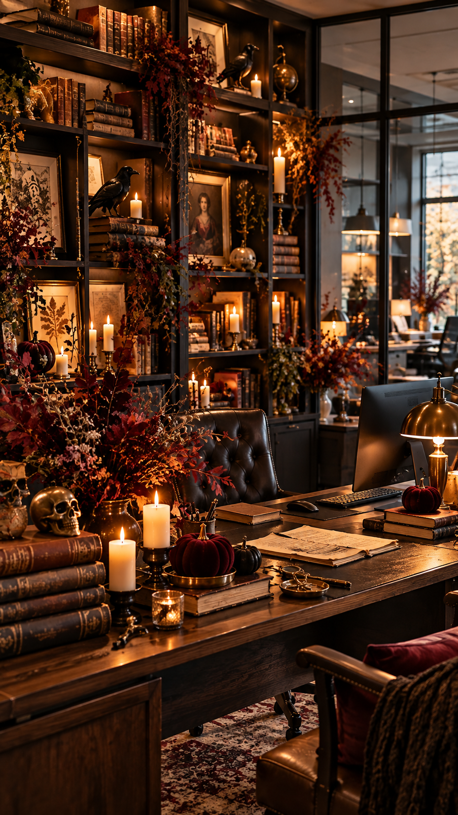🥇 Best 1 Office Halloween Decorations With a Haunted Library Theme
