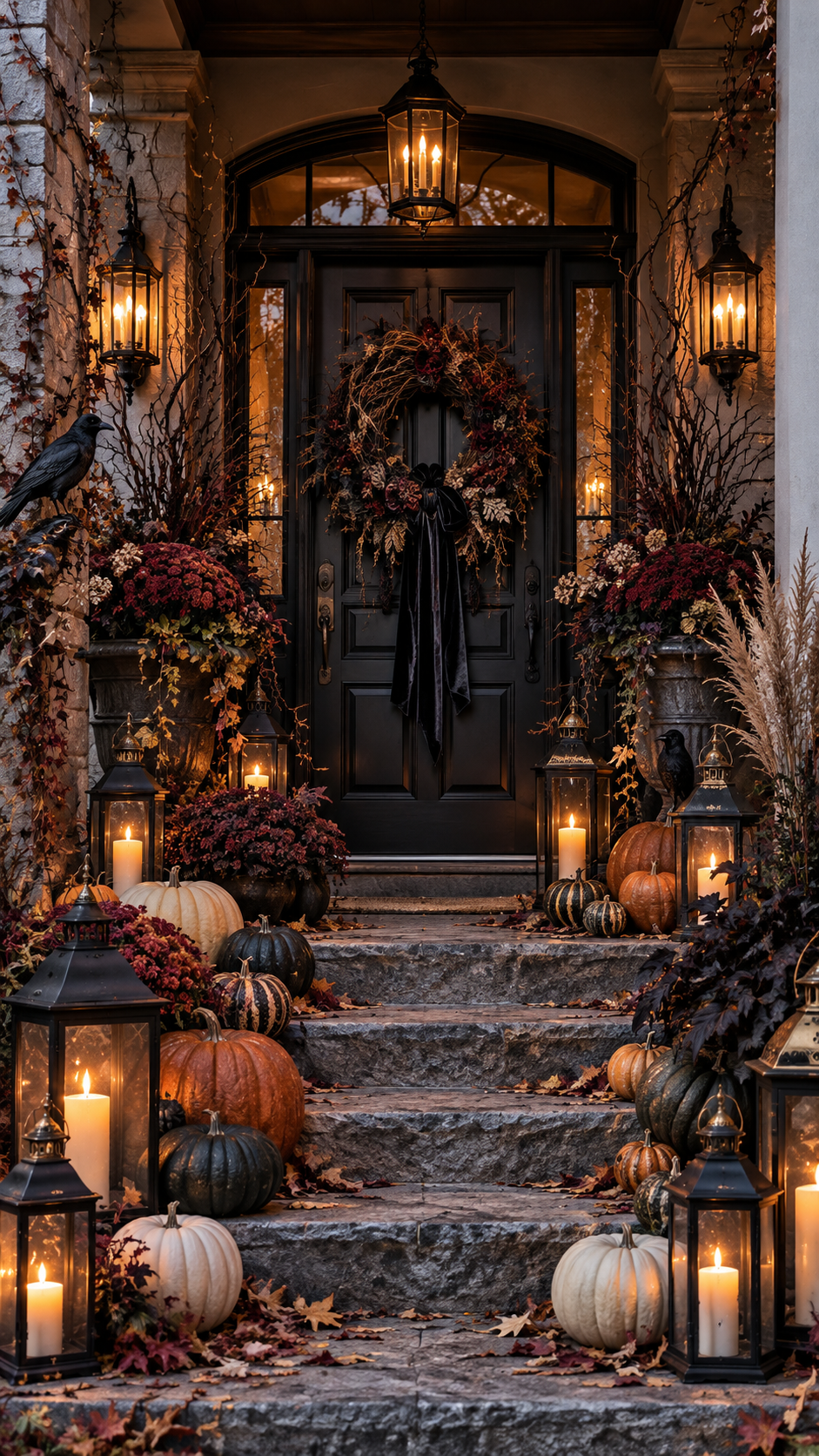 🥇 Top 1 Front Porch Halloween Ideas With Gothic Candlelit Drama
