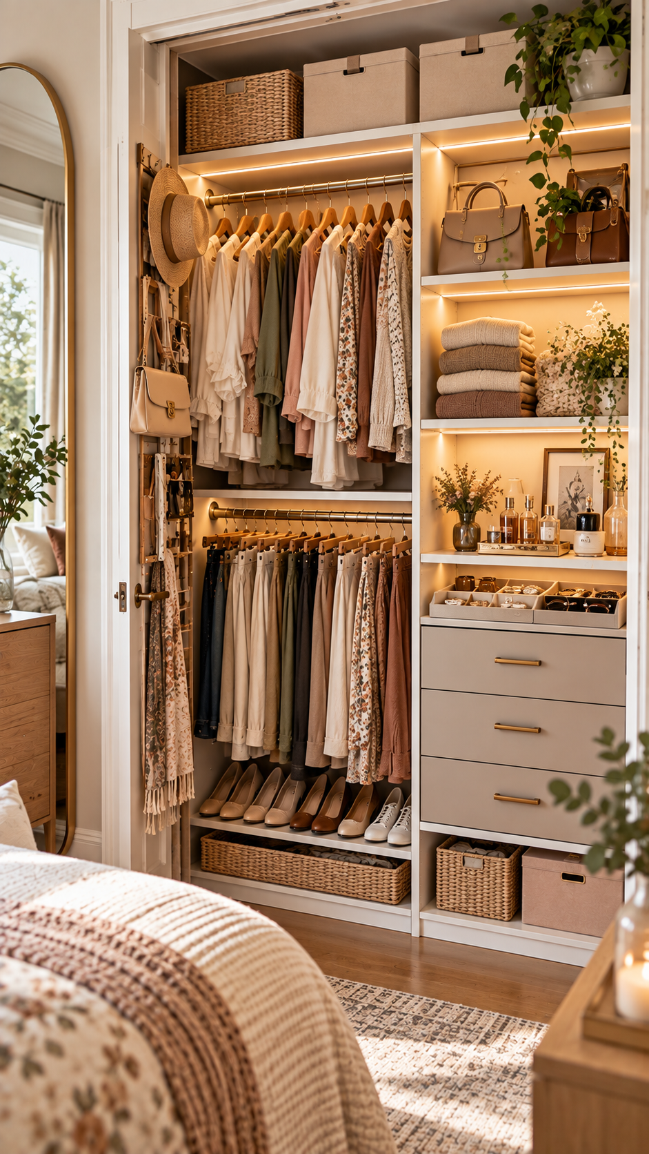 🥈 Best 2 Small Closet Inspo Ideas With a Boutique Style Wardrobe