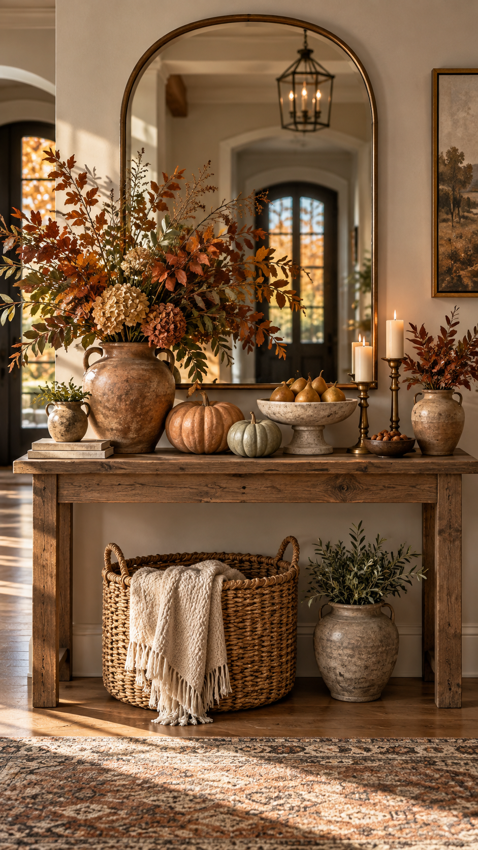 🥈 Top 2 Layered Harvest Fall Entry Table Decor