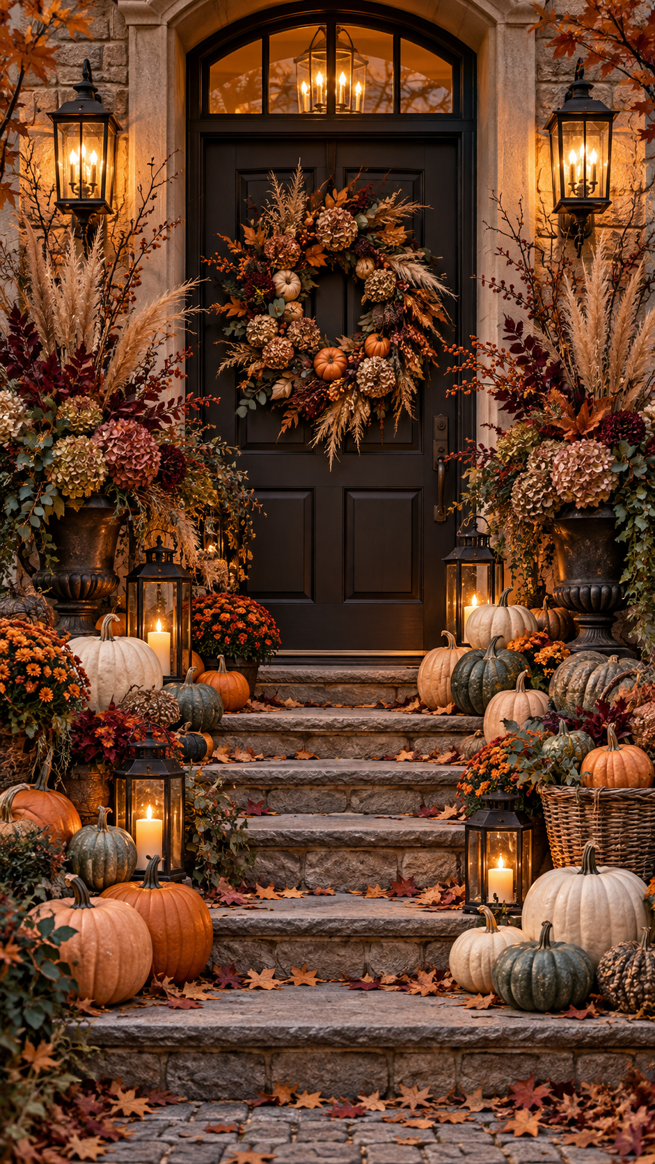 🥈 Top 2 Layered Pumpkin Harvest Halloween Door Decorations